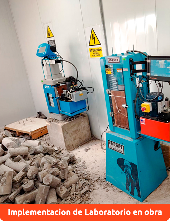 Laboratorio en obra -Geofal